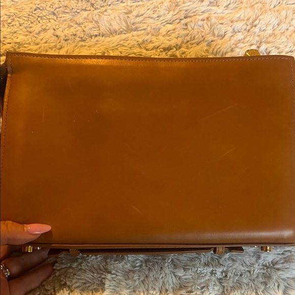 GiGi New York Tan Leather Clutch - Picture 1 of 4